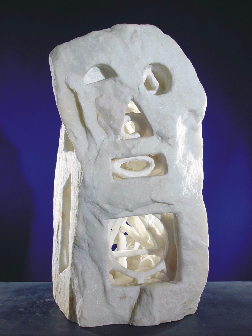 LABIRINTO - marmo bianco di Carrara - cm 46x24x32 - 1983